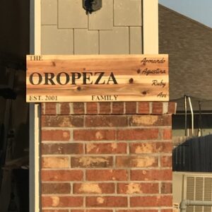 Personalized / Hand Routed Signs